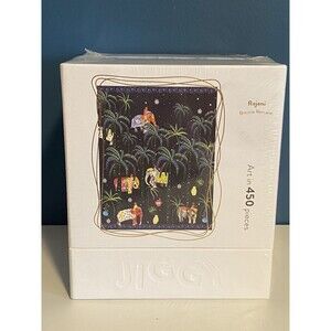 NEW Jiggy 450 Piece Art Puzzle Anthropologie Elephants RAJANI Sealed